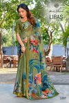 Libas Vol 10 By Kashvi Dull Moss Printed Online Daily Wear Saree Wholesale
